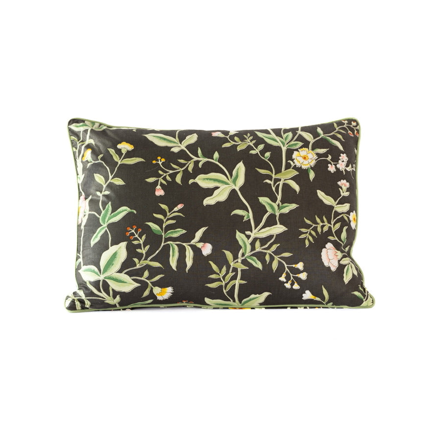 Botanical Cotton Chintz Cushion - rectangle