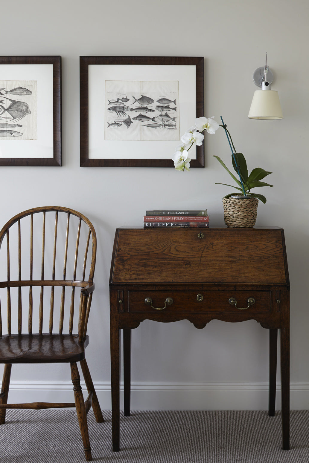 High Back Elbow Windsor Chair