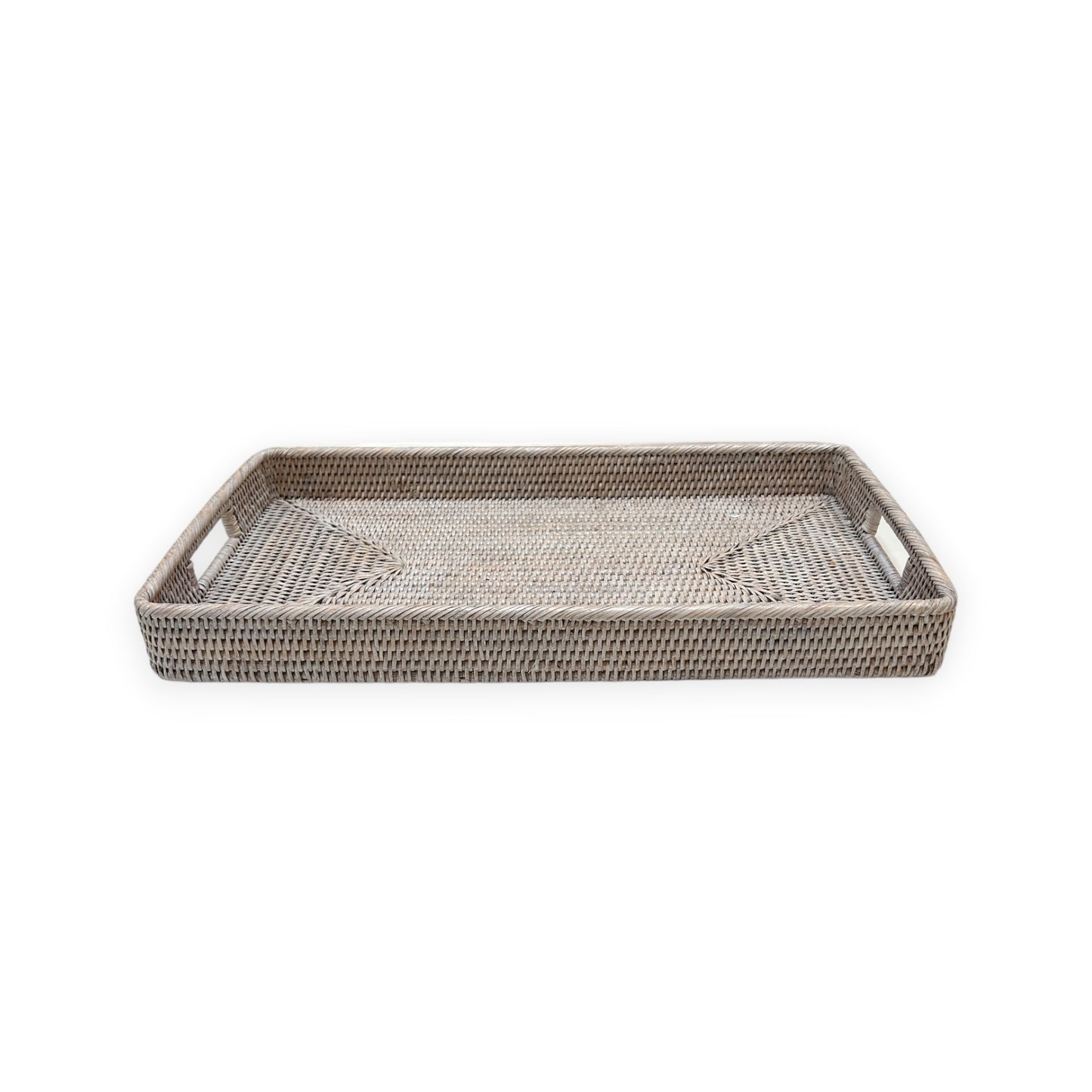 Rattan Ottoman Tray – Small