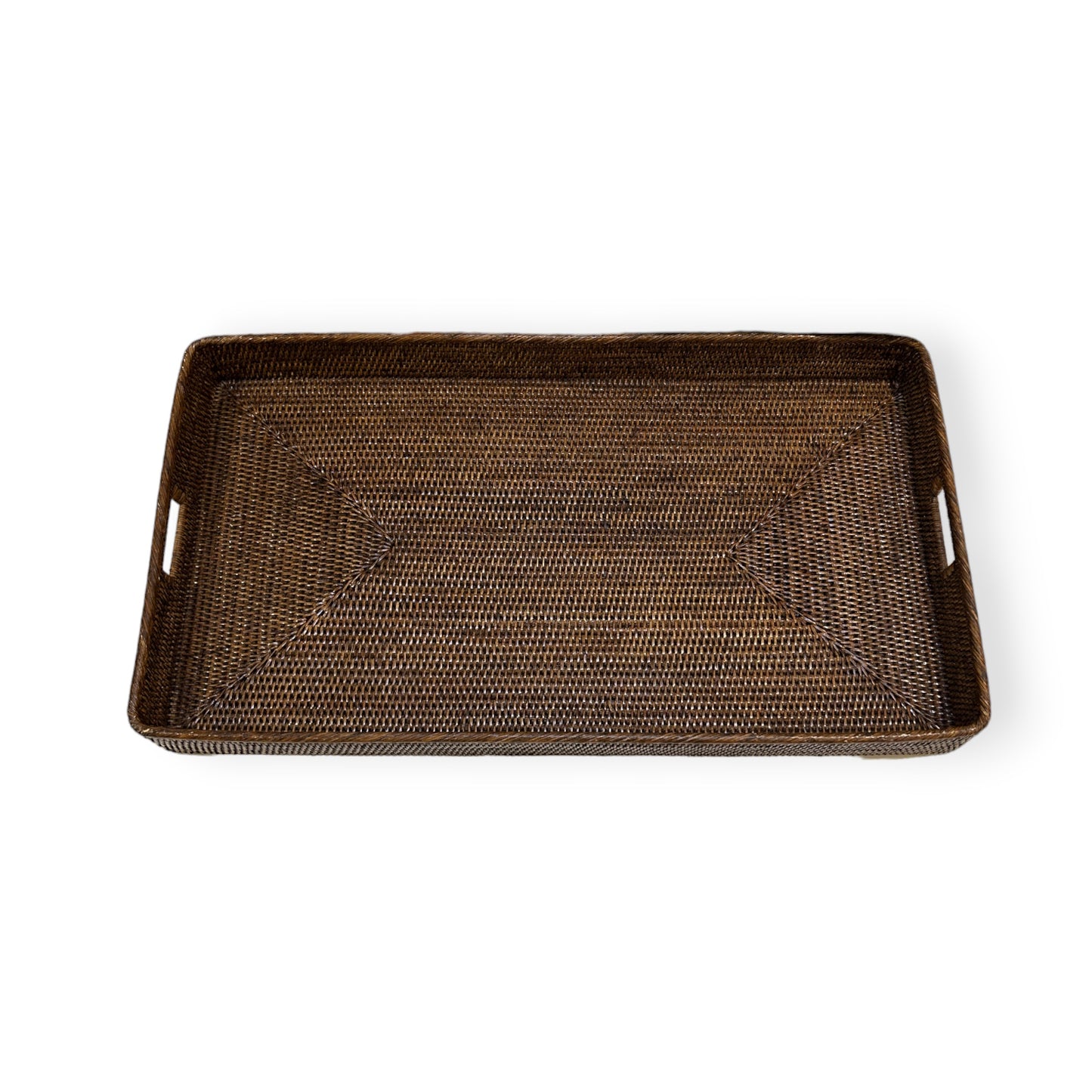 Rattan Ottoman Tray XL