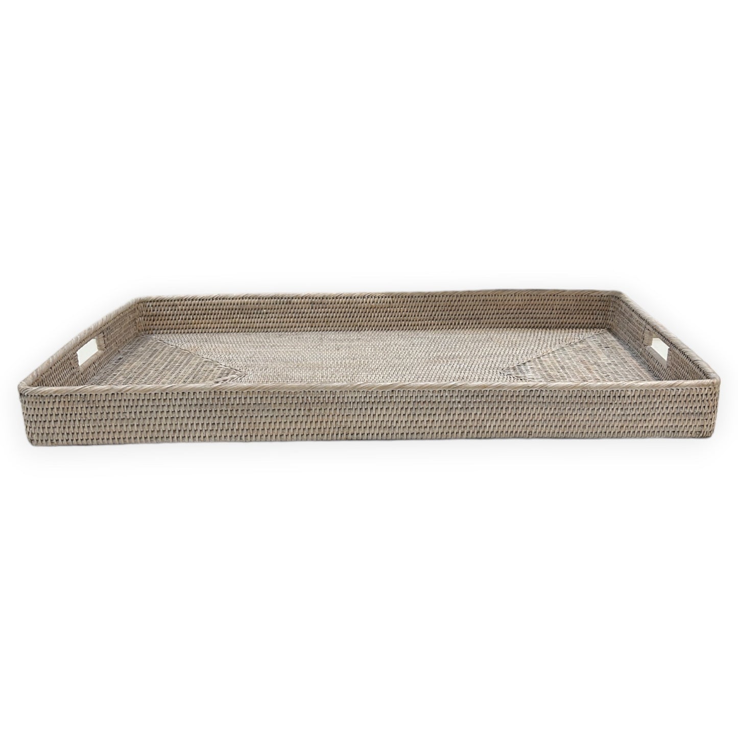 Rattan Ottoman Tray XL