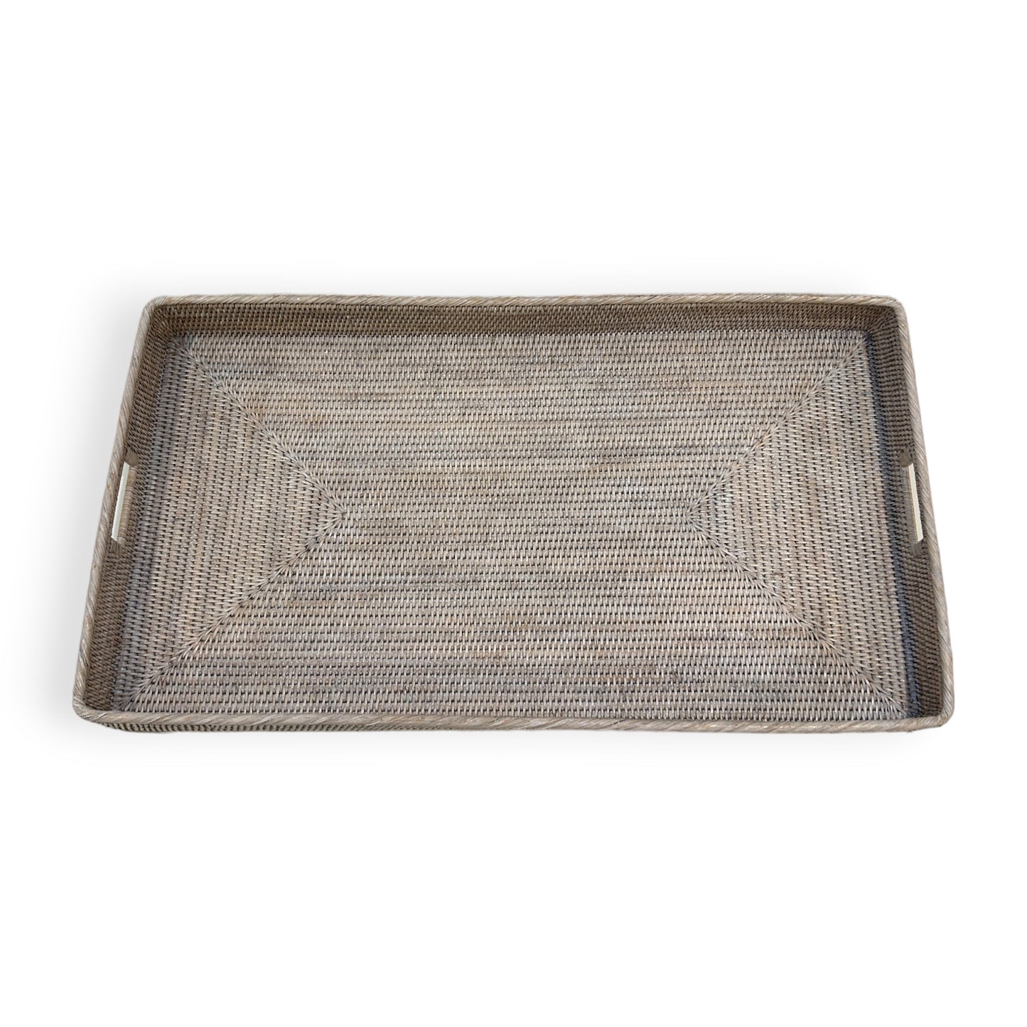 Rattan Ottoman Tray XL