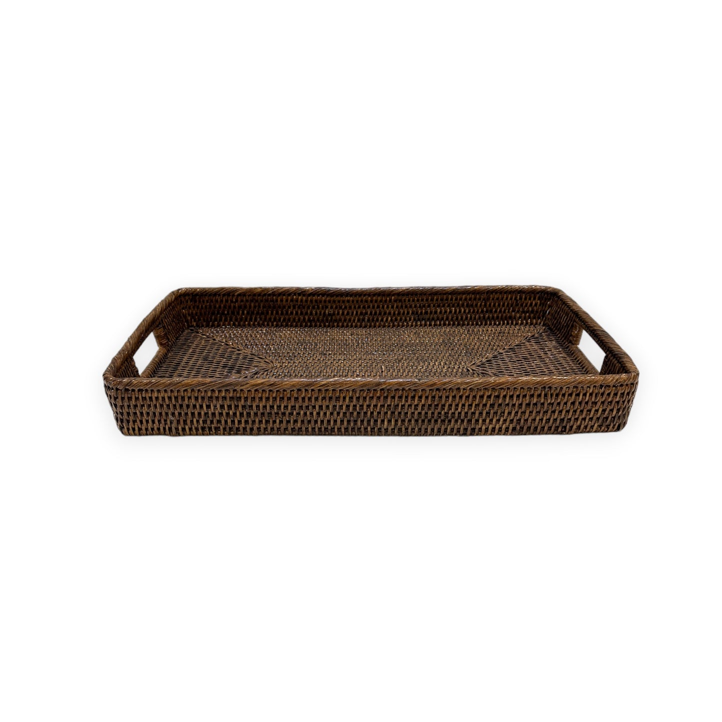 Rattan Ottoman Tray – Small