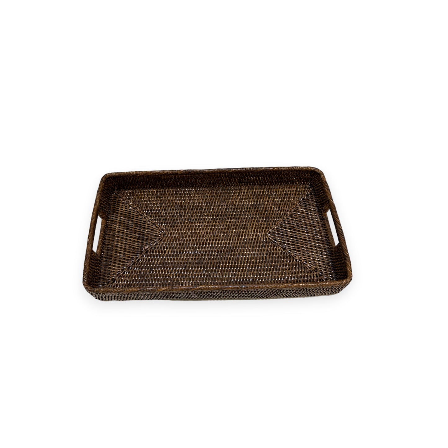 Rattan Ottoman Tray – Small