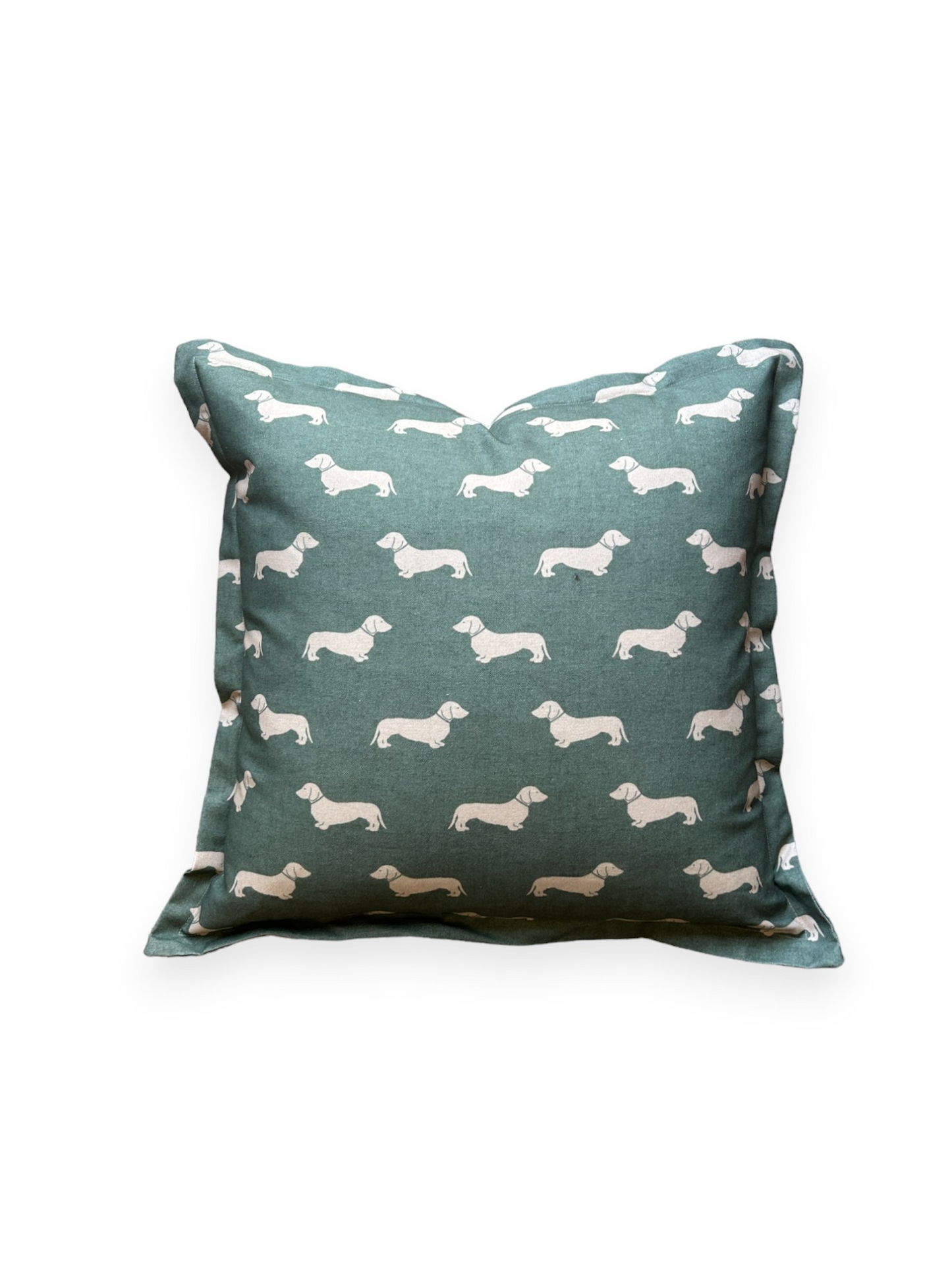 Green Dachshund Cushion