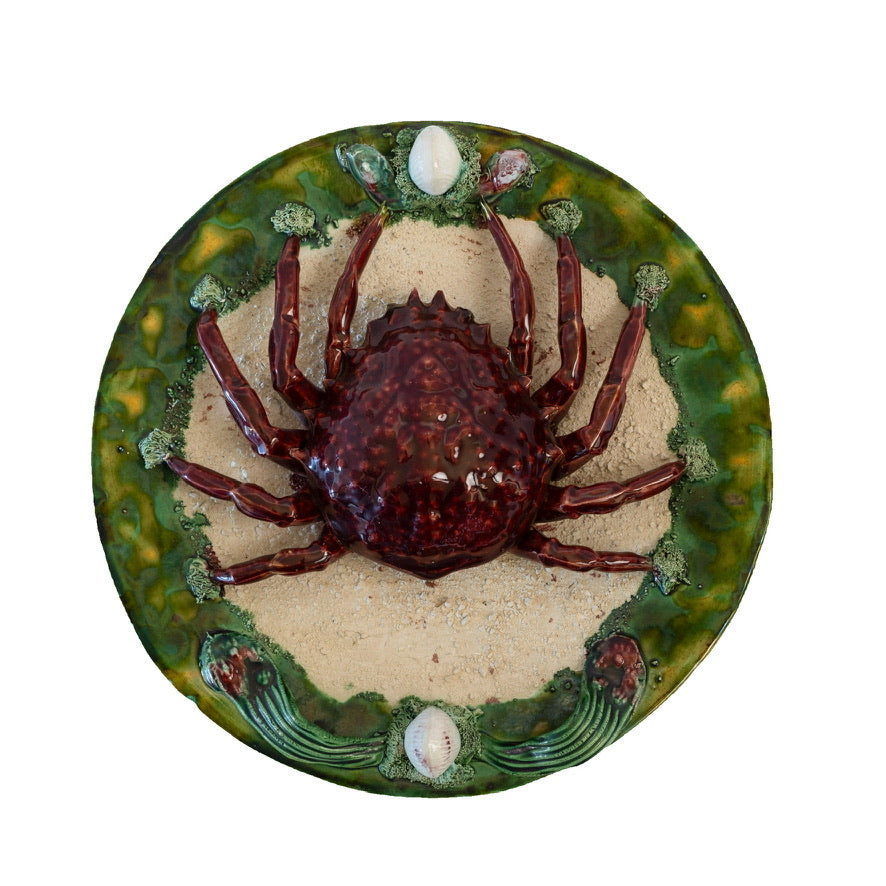 Palissy Crab Plate