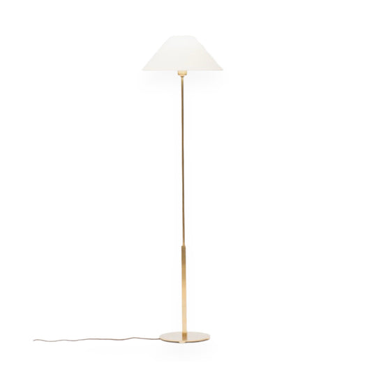 Brass Floor Lamp with Shade