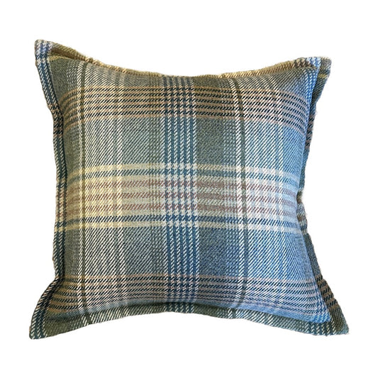 Wool Plaid Cushion