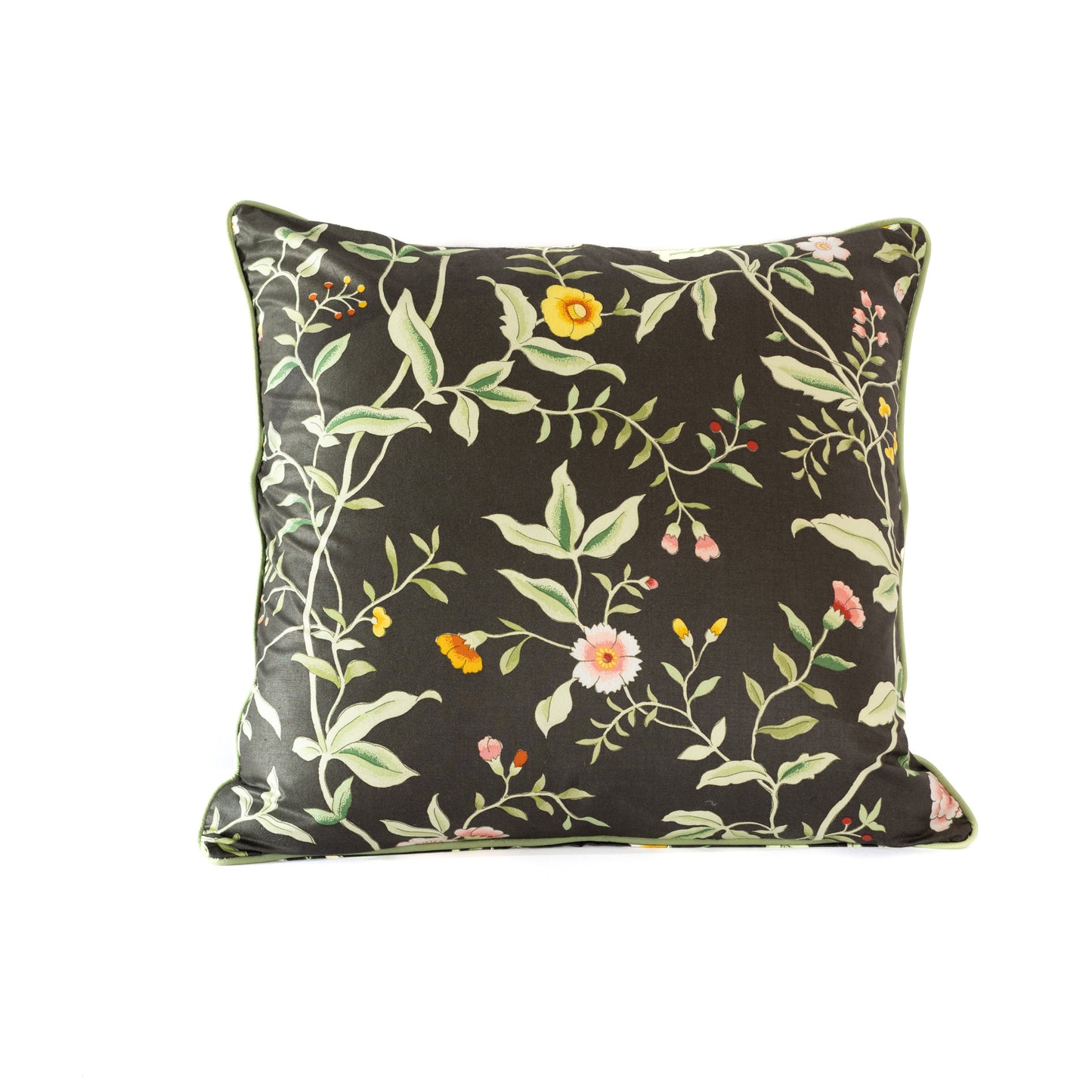 Botanical Cotton Chintz Cushion - square
