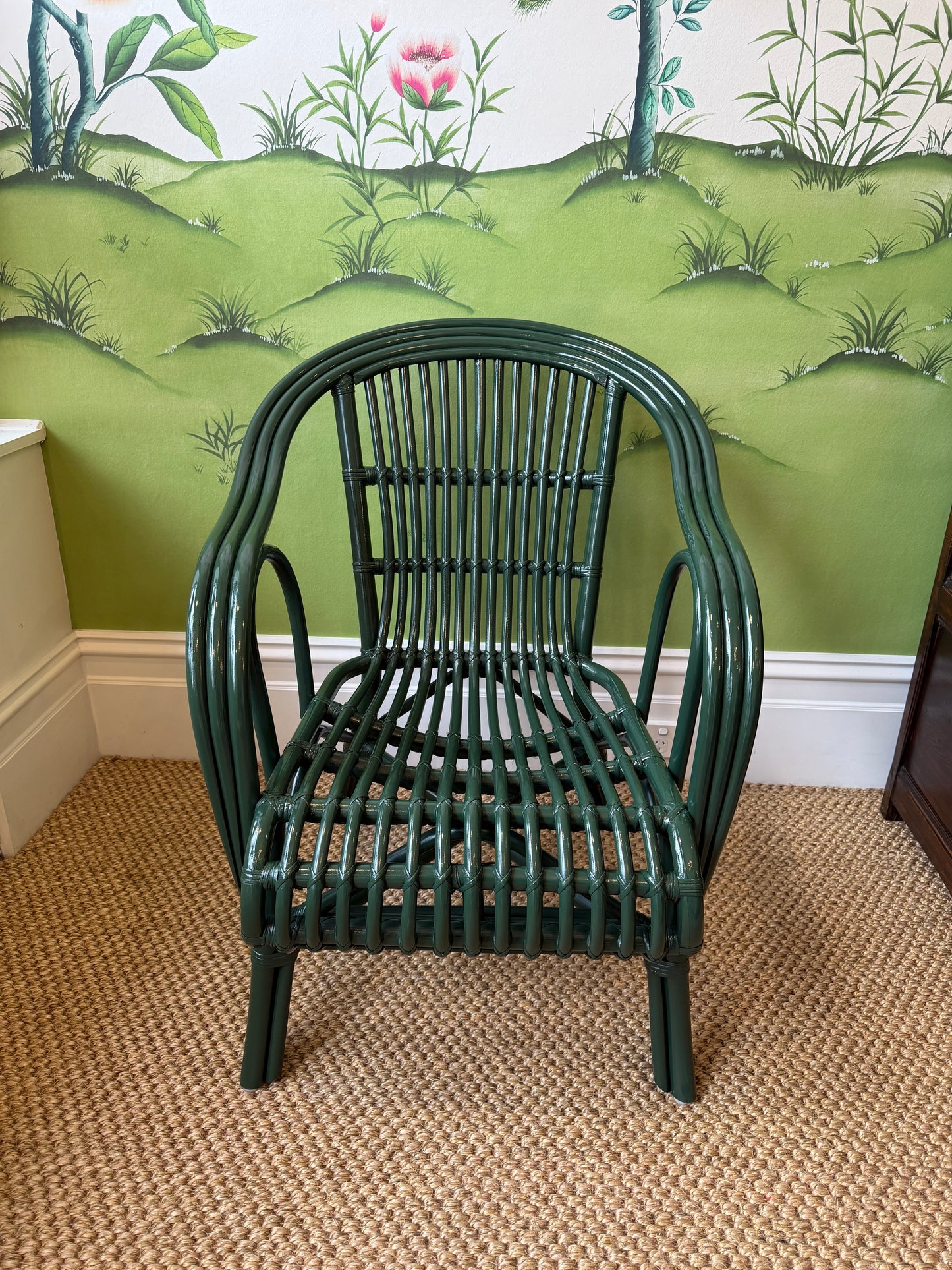 Painted Cane Chair