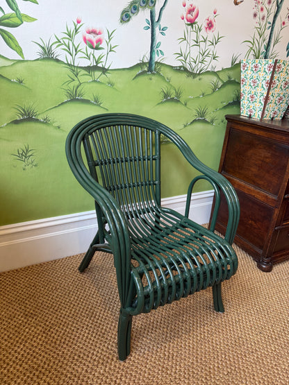 Painted Cane Chair