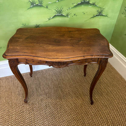 French Style Side Table with Cabirole Leg