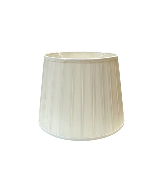 White Box Pleated Silk Shade
