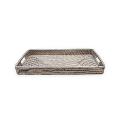 Rattan Ottoman Tray – Small
