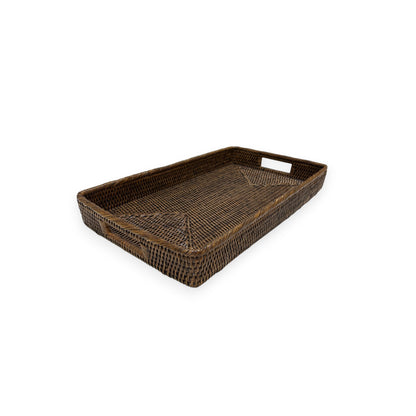 Rattan Ottoman Tray – Small