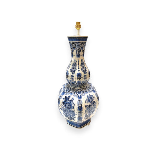 Painted Porcelain Delft Lamp