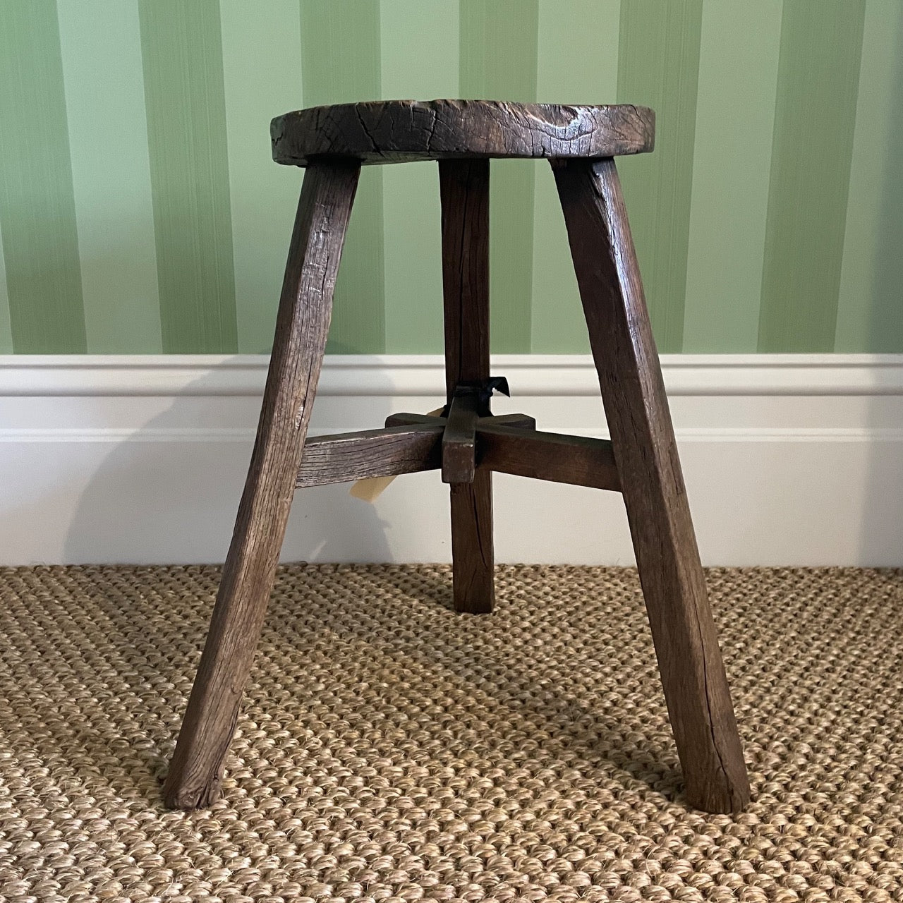 Round Timber Stool