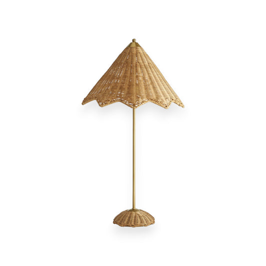 Rattan Parasol Lamp