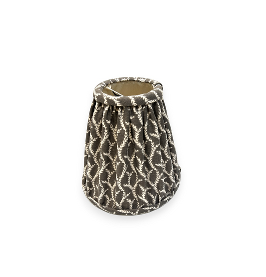 Clip-on Small Black Fern Lampshade