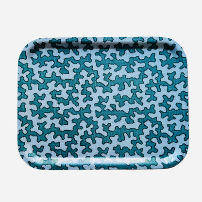 Aqua Squiggle Tray – Medium