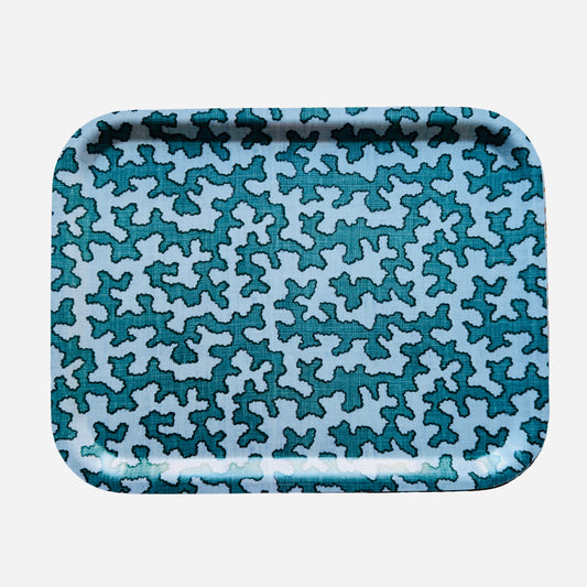 Aqua Squiggle Tray – Medium