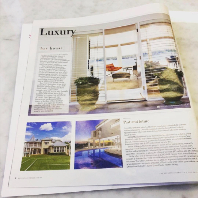 Bay House Featured in The Australian